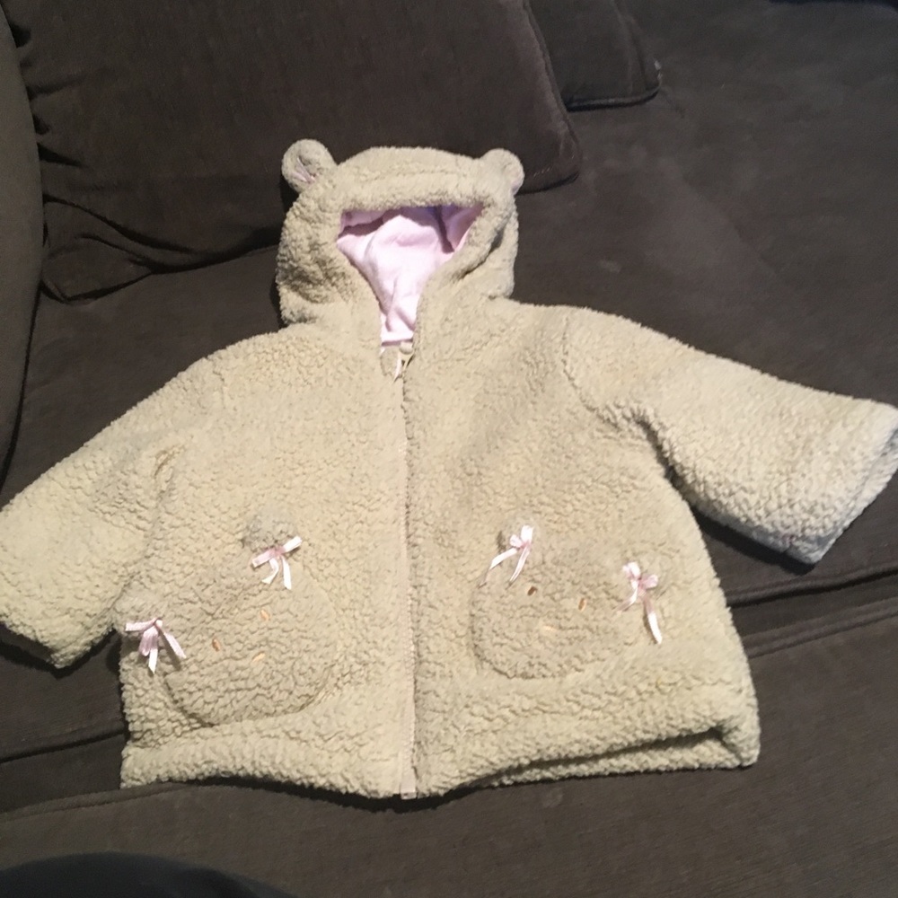 Teddy bear fuzzy jacket